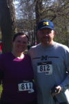 Carrie & Rob 5k 5.17.14